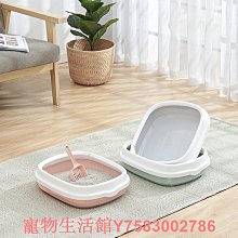 貓砂盆小貓幼貓小號奶貓幼崽專用半封閉開放式大容量貓沙盆貓廁所 歷史價格詳細信息