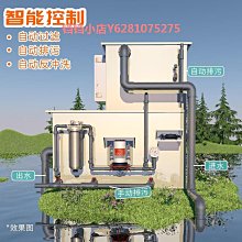 庭院魚池過濾一體機瀑布出水口景觀池塘過濾器裝置養魚水循環系統 歷史價格詳細信息