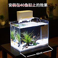 魚缸過濾器小型魚缸外置龜缸瀑布式壁掛水泵三合一循環小魚過濾器 歷史價格詳細信息