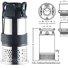 【高崗】園藝造景養殖魚池專用-循環水用沈水馬達120W~特價供應中~ 歷史價格詳細信息