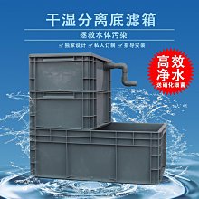 魚缸底濾干濕分離盒水族專用過濾滴流盒亞克力可疊加抽屜式防溢出~特賣 歷史價格詳細信息
