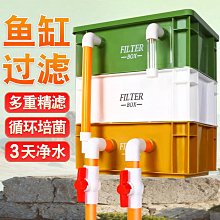 魚缸過濾器周轉箱過濾滴流盒凈水循環系統魚池上濾增氧三合一外置 歷史價格詳細信息