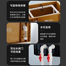 工業風周轉箱過濾箱魚缸過濾器魚池水循環系統滴流盒上置循環增氧 歷史價格詳細信息