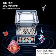 甄選百貨~周轉箱過濾箱大型養殖魚池過濾器水循環系統錦鯉魚池凈水過濾設備 歷史價格詳細信息