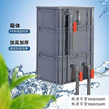 甄選百貨~周轉箱過濾箱大型養殖魚池過濾器水循環系統錦鯉魚池凈水過濾設備 歷史價格詳細信息