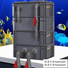 甄選百貨~周轉箱過濾箱大型養殖魚池過濾器水循環系統錦鯉魚池凈水過濾設備 歷史價格詳細信息