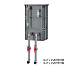 甄選百貨~魚池周轉箱過濾箱過濾盒上濾魚缸過濾器三合一滴流盒滴濾過濾設備 歷史價格詳細信息