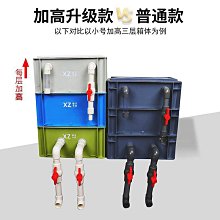 工業風周轉箱過濾箱魚缸過濾器魚池水循環系統滴流盒上置循環增氧 歷史價格詳細信息