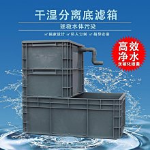 魚缸底濾干濕分離盒水族專用過濾滴流盒亞克力可疊加抽屜式防溢出~特賣 歷史價格詳細信息