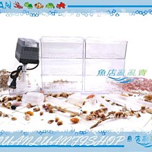 【~魚店亂亂賣~】多層式上部一尺半三層多格式生化過濾槽1.5尺+MA35L揚水馬達(透明滴流槽) 歷史價格詳細信息