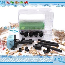【~魚店亂亂賣~】多層式上部一尺半三層多格式生化過濾槽1.5尺+MA35L揚水馬達(透明滴流槽) 歷史價格詳細信息