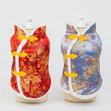 ☆[Hankaro]☆寵物新年衣服唐裝狗狗衣服秋冬裝寵物棉衣过年衣服狗狗拜年裝 歷史價格詳細信息