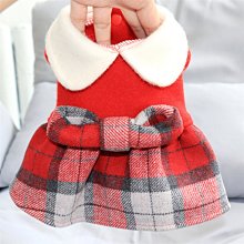 寵物格子裙子胸揹帶牽引繩遛狗狗貓咪背心衣服泰迪法鬥用品 寵物衣服 寵物用品 寵寵屋 歷史價格詳細信息