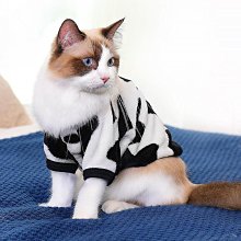 保暖可愛貓咪刺繡鬆緊綁繩口袋黃金絨九分褲(黑.藍M-5L)-N78熊衣褲語 歷史價格詳細信息