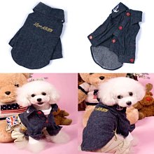 【♥豪美寵物館♥】"現貨"特價"寵物衣服/狗狗衣服/寵物裙/狗狗裙/寵物連身裙/狗狗連身裙/寵物牛仔裙-條紋上衣牛仔裙 歷史價格詳細信息