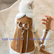 牽引馬甲小狗狗衣服冬季泰迪比熊雪納瑞小型犬寵物2023新款秋冬款寵物衣服~晴天 歷史價格詳細信息