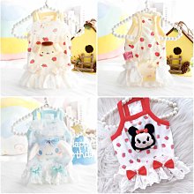 春夏款寵物衣服 狗狗喵咪衣服 外出卡通背心衣服 寵物裙 D扣牽引繩胸揹帶 寵物用品 歷史價格詳細信息