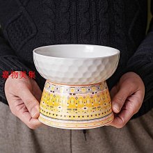 貓碗陶瓷貓盆雙碗狗碗寵物貓咪貓糧碗狗狗盆喝水防打翻貓水碗-我們這一家 歷史價格詳細信息