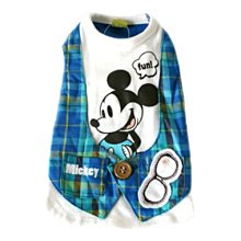 日本pet paradise Disney系列 米奇假兩件式 純棉運動背心卡其褲 特價 歷史價格詳細信息