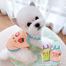 春夏款寵物衣服 狗狗喵咪衣服 外出卡通背心衣服 寵物裙 D扣牽引繩胸揹帶 寵物用品 歷史價格詳細信息