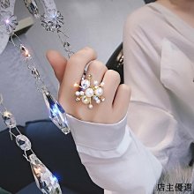 日韓潮流學生個性網紅戒指女開口關節冷淡風極簡食指環貓眼石飾品-哈囉好物 歷史價格詳細信息