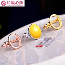 S925純銀戒指空托鑲嵌蜜蠟綠松石戒托 810  1116女戒托-玲瓏心飾 歷史價格詳細信息