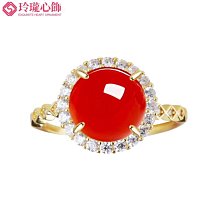 S925純銀戒指空托女diy鑲嵌翡翠戒托 1012 912.5 68 810.7-玲瓏心飾 歷史價格詳細信息