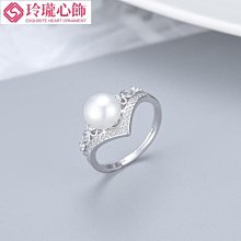 S925純銀戒指空托銀飾日韓鑲嵌翡翠玉石寶石戒面開口圓形戒托 44-玲瓏心飾 歷史價格詳細信息