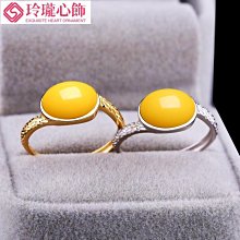 戒托S925銀戒指空托鑲嵌蜜蠟綠松翡翠6*7*8*10*11*12*14*16開口女 歷史價格詳細信息