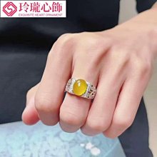 S925純銀鑲嵌綠寶石馬鞍翡翠色和田碧玉髓開口男士玉石瑪瑙戒指環~玲瓏心飾 歷史價格詳細信息