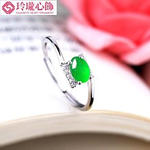 S925銀戒指空托鑲嵌莫桑石戒指托開口戒托女圓形5.2mm6mm直徑戒托-玲瓏心飾 歷史價格詳細信息