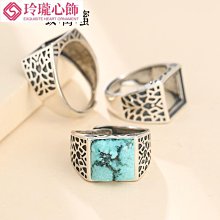 925純銀男女士戒指空托diy戒托空托346810*14*18 513*18-玲瓏心飾 歷史價格詳細信息