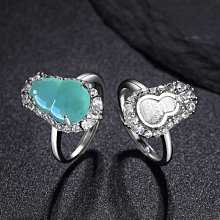 翡翠葫蘆戒指空托6.5*8*11/4*9*10mm精工S925銀蜜蠟南紅戒托底托 歷史價格詳細信息