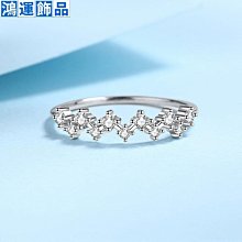 戒指女莫桑石排鉆訂婚閉口純銀鍍Pt950鉑金實心定制2克拉六爪鉆戒 歷史價格詳細信息