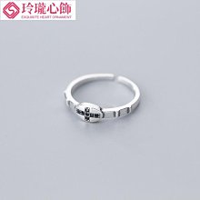 黑曜石指環吊墜 黑曜石鎖骨鏈 男生項鍊 復古 項鍊男 項鏈 項鍊 歷史價格詳細信息