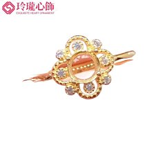 純銀戒指空托S925銀鍍心形6/心形8/心形10簡單圍鉆輕奢小眾指環~玲瓏心飾 歷史價格詳細信息