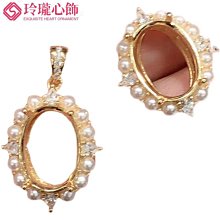 純銀戒指空托S925銀鍍金橢圓6×8/7×9/8×10三色可調節奢華簡單~玲瓏心飾 歷史價格詳細信息