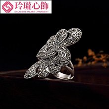 【玲瓏心飾】【指環】個性霧凇紋戒指男鈦鋼戒指男潮單身時尚寬面戒指指環不掉色 歷史價格詳細信息