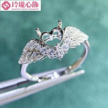 新款S925純銀活口戒指空托女10橢圓1012MM未鑲嵌寶石尖晶18K金~玲瓏心飾 歷史價格詳細信息