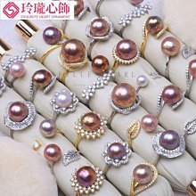 戒指純銀巴洛克大珍珠戒指新款女款食指小眾設計感指環輕奢高級感對戒 歷史價格詳細信息