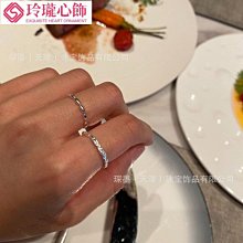戒指開口可調節不掉色復古古風食指戒指女純銀999足銀小眾設計獨 歷史價格詳細信息