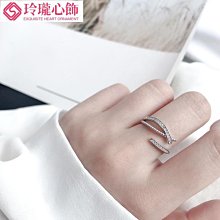 日韓時尚精品］ 925純銀飾 歐美風克拉求婚戒指 幸運戒指  精品戒指 招財開運幸福姻緣桃花~玲瓏心飾 歷史價格詳細信息