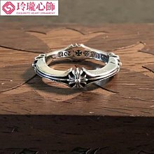 朋克風嘻哈純銀雙聖劍戒指 食指925泰銀指環男女個性飾品潮流-哈囉好物 歷史價格詳細信息