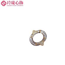 歐美時尚s925純銀戒指鑲晶鉆多圈指環潮人情侶對戒個性食指戒~玲瓏心飾 歷史價格詳細信息