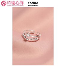 925純銀戒指女心跳心電圖食指時尚男個性簡約潮人冷淡風尾戒小指 歷史價格詳細信息