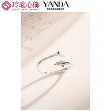 純銀開口戒指網紅時尚ins潮個性食指環單身尾戒食指女小指冷淡風~玲瓏心飾 歷史價格詳細信息