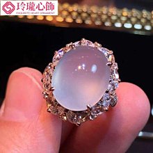 戒指 老坑高冰種滿色正陽綠玉髓小葫蘆戒指S925純銀鋯石鑲嵌滿鑽戒指 戒子 歷史價格詳細信息