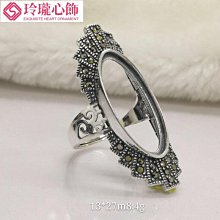 s925純銀戒指 復古泰銀鑲嵌綠瑪瑙戒指女指環手飾 歷史價格詳細信息