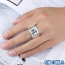 男戒指方形男士北歐簡約鈦鋼素面精細拋光戒指鋼鐵戰士飾品批發簡約風 歷史價格詳細信息