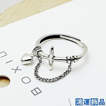 純銀愛心戒鏈小眾設計ins冷淡風高級感戒指女時尚個性可調節指環 歷史價格詳細信息